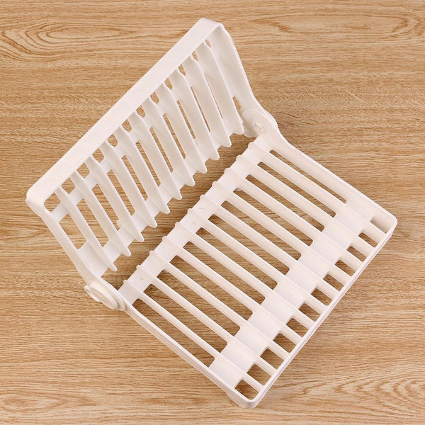 Kitchen Foldable Dish Plate Drying Rack Organizer Drainer
