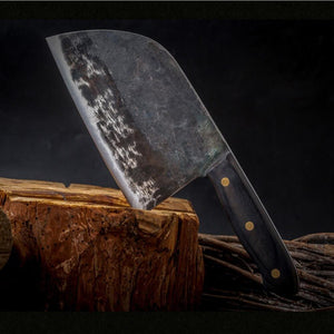 Handmade Clad Steel Kitchen Knives Cleaver Filleting Slicing Broad Knife Tools